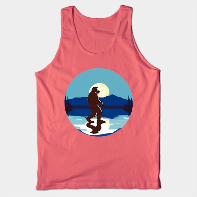 Bigfoot Moon Tank Top by Yourex